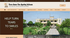 Desktop Screenshot of apahajashram.org